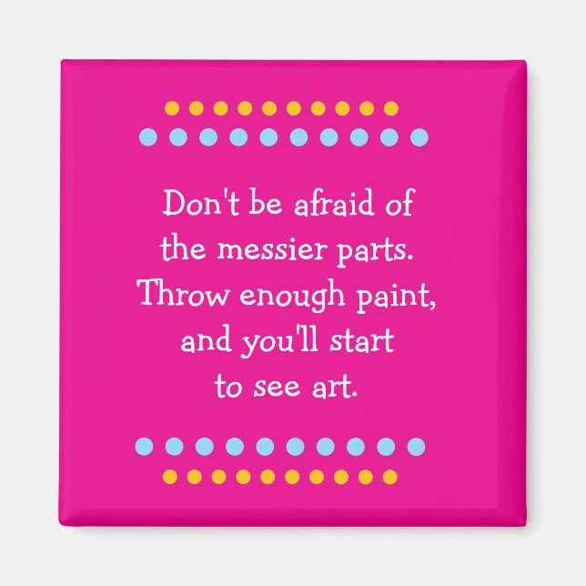 Imã Arte É Mensagem (Frente)