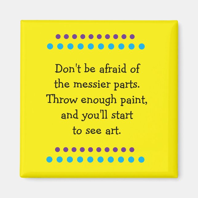 Imã Arte É Mensagem (Frente)