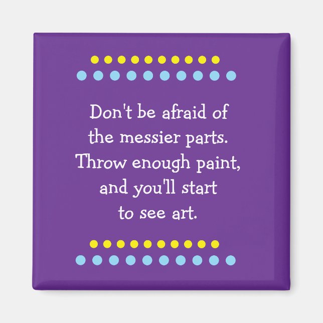 Imã Arte É Mensagem (Frente)