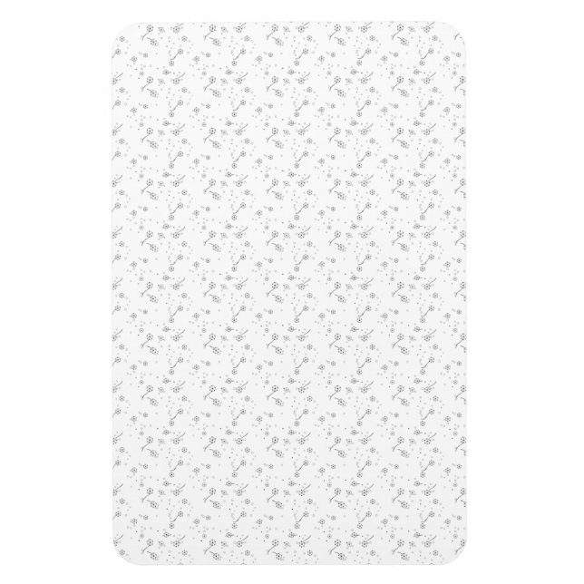 Ímã Arte em Linha, Pó em Estrela (Vertical)