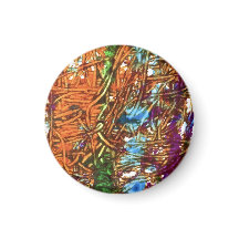 Arte em Mármore Laranja, Verde, Azul e Roxo
