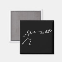 Arte engraçada de golfe de disco Stickman Amante d