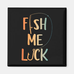 Imã Arte Engraçada de Pesca para Homens Meninos Crianç