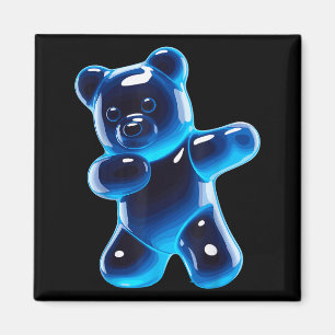 Imã Arte engraçada de urso de goma para homens mulhere