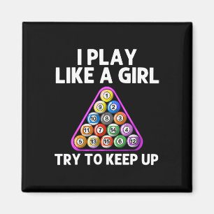 Imã Arte Engraçada Para Mulheres Meninas Mãe 8 Bola Po