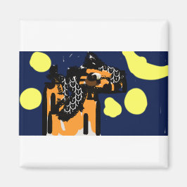 Imã Arte estrela do lobo