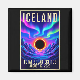 Imã Arte Feminino Eclipse Solar 2026 Totalidade 12 de