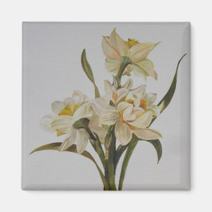 Imã Arte Floral de Buquê Duplo Narcissi