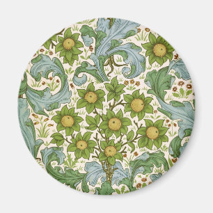 Imã Arte Floral Orchard Green de William Morris