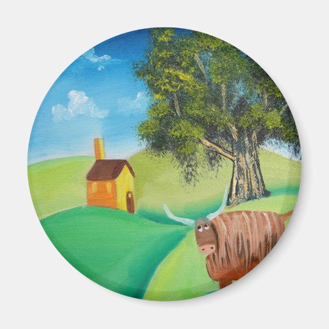 IMÃ ARTE FOLGA DE VACA DE ALTA TERRA (Frente)