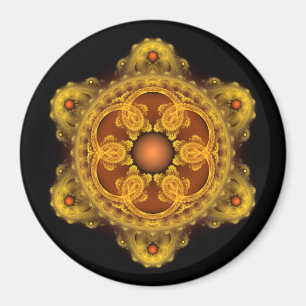 Imã arte fractal mandala
