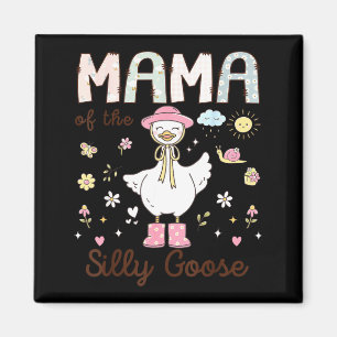 Imã Arte Gráfica de Primeiro Aniversário da Mama Silly
