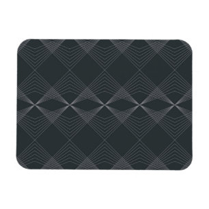 Ímã Arte gráfica simples, elegante, chica, luxuosa lin