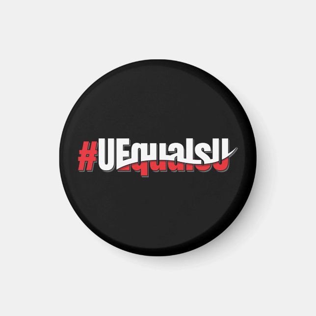 Imã Arte Indetectável do VIH UEqualsU (Frente)