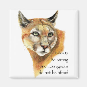 Imã Arte inspirador do animal do puma de Joshua da