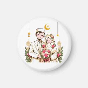 Imã Arte Islâmica Nikah Muçulmano Groom E Bridle Islâm
