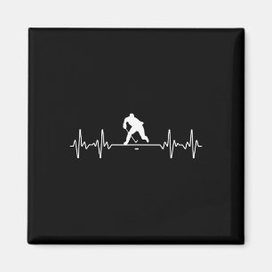 Imã Arte Legal de Hockey no Gelo Para Homens Mulheres 