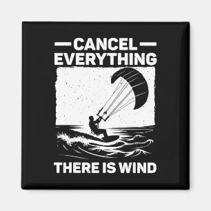 Imã Arte Legal de Kitesurf para Homens e Mulheres Kite
