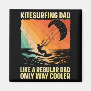 Imã Arte Legal de Kitesurf para Pai Homens Kiteboardin