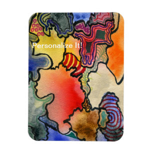 Ímã Arte legal & quente do abstrato de forma livre da