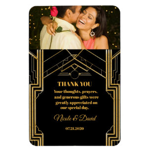 Ímã Arte Legante Deco Gatsby Wedding
