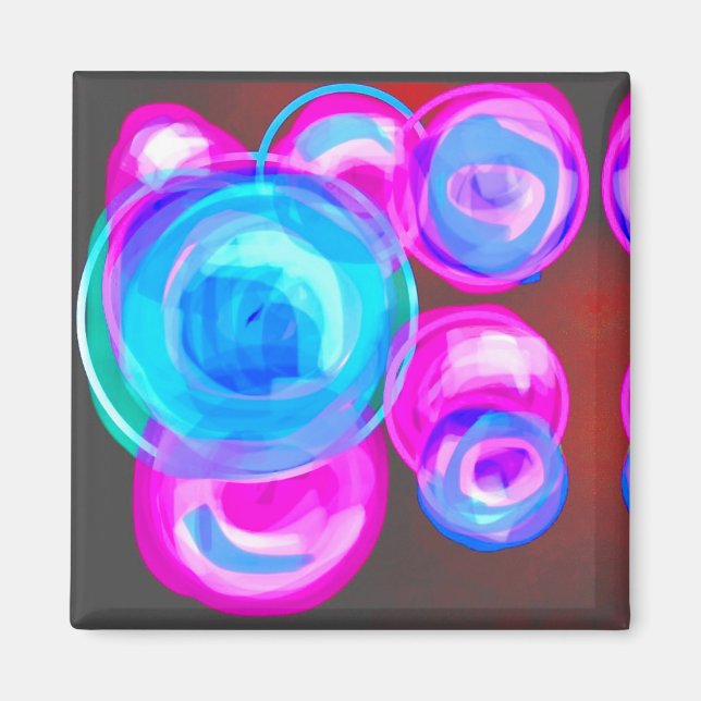 Imã Arte Moderna Bolhas (Frente)