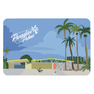 Ímã Arte Moderna de Meio século - Palmas do Paraíso 