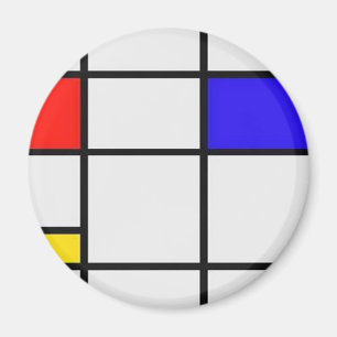 Imã Arte moderna de Piet Mondrian