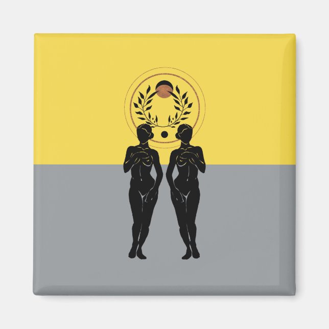 Imã Arte Moderna Feminina Astra (Frente)