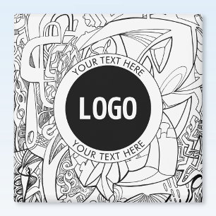 Imã Arte Moderna Original & Seu Logotipo