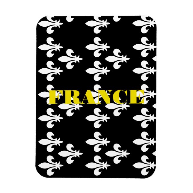 Ímã Arte Monocromática de Impressão Heráldica da Franç (Vertical)