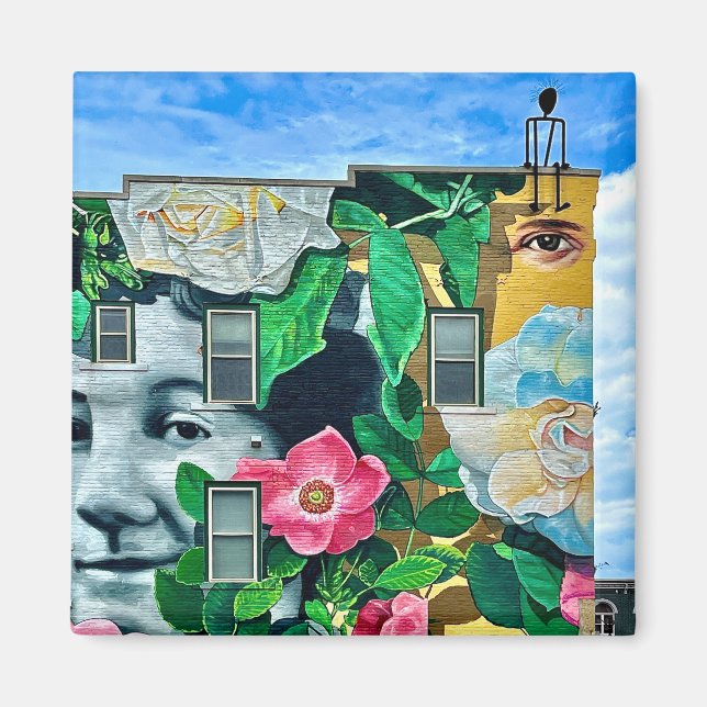 Imã arte mural em grande escala em dubuque (Frente)