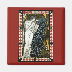 Imã Arte Nova Antiga, O Beijo por William Bradley