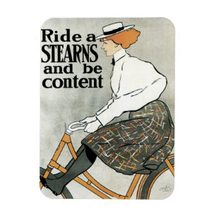 Ímã Arte Nova Antiga, Pedale em Bicicletas Sterns