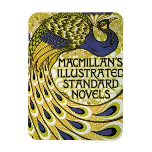 Ímã Arte Nova Vintage, Pena de Pavão da Macmillan