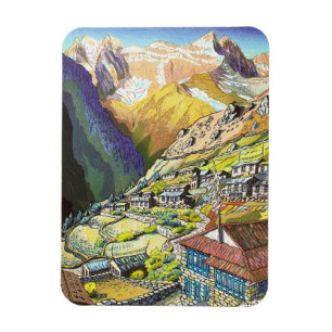 Ímã Arte oriental legal da montanha de Tibet da feira