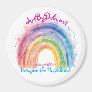 Imã Arte Por Debi, Rainbow Magnet