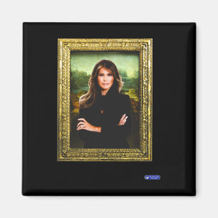 Imã Arte Snarknado Melania Trump Uni-adultos Preto