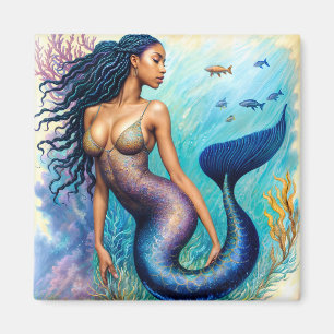 Imã Arte sobre Sereia Negra