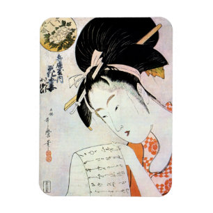 Ímã Arte tradicional japonesa de Geisha Legal