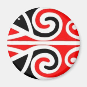Imã arte tribal do design maori para você