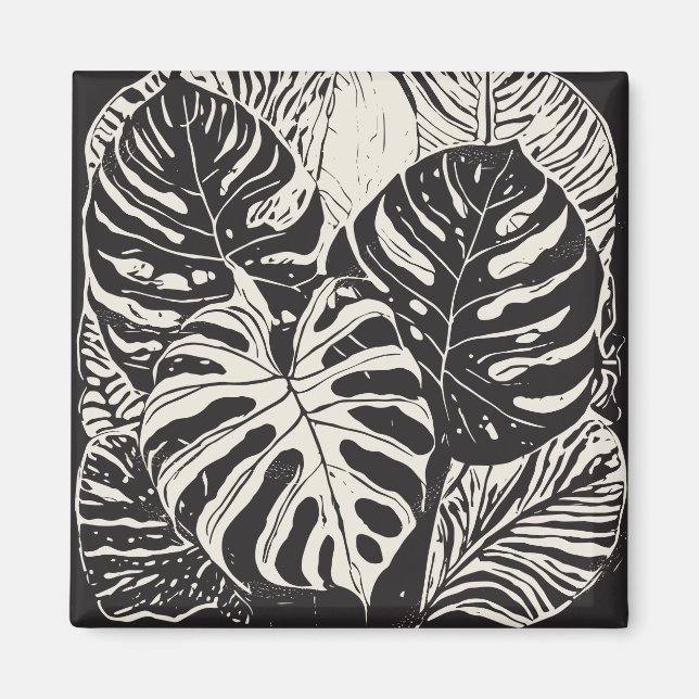 Imã Arte tropical (Frente)