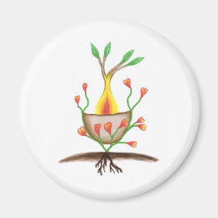 Imã Arte Vegetal Infantil
