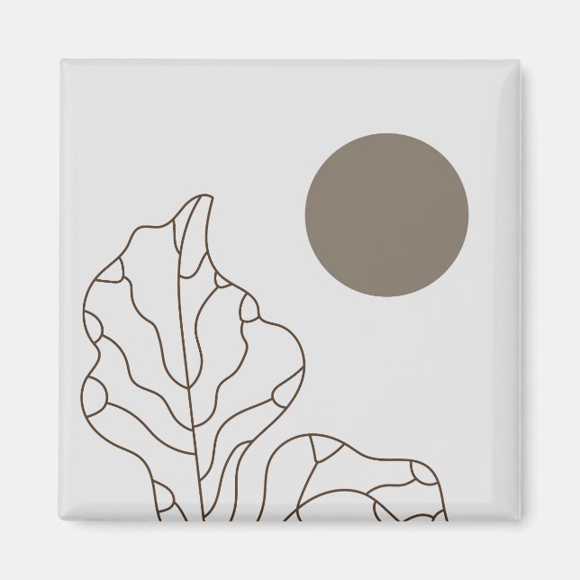 Imã Arte vegetal moderna (Frente)