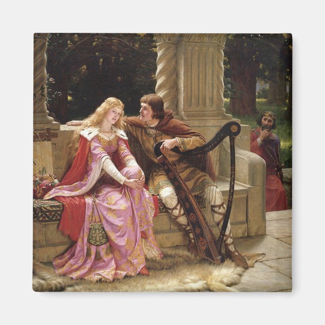 Imã Arte venenosa de Tristan e Isolde (Romance Medieva (Frente)