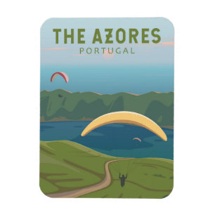 Ímã Arte Viagem dos Açores - Portugal