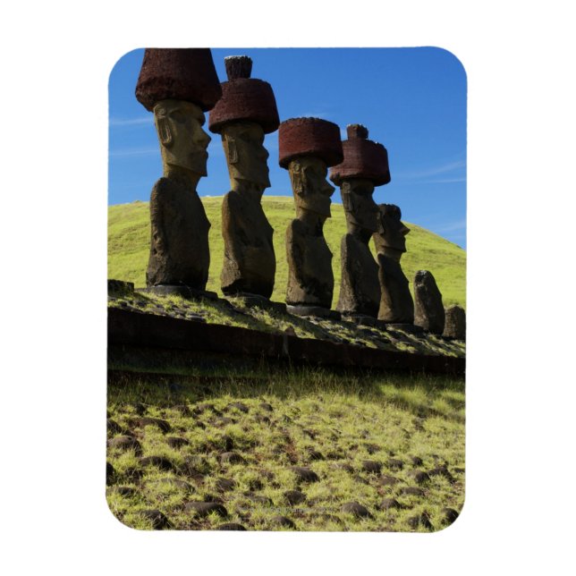 Ímã Artefatos Rapa Nui, Ilha Páscoa (Vertical)