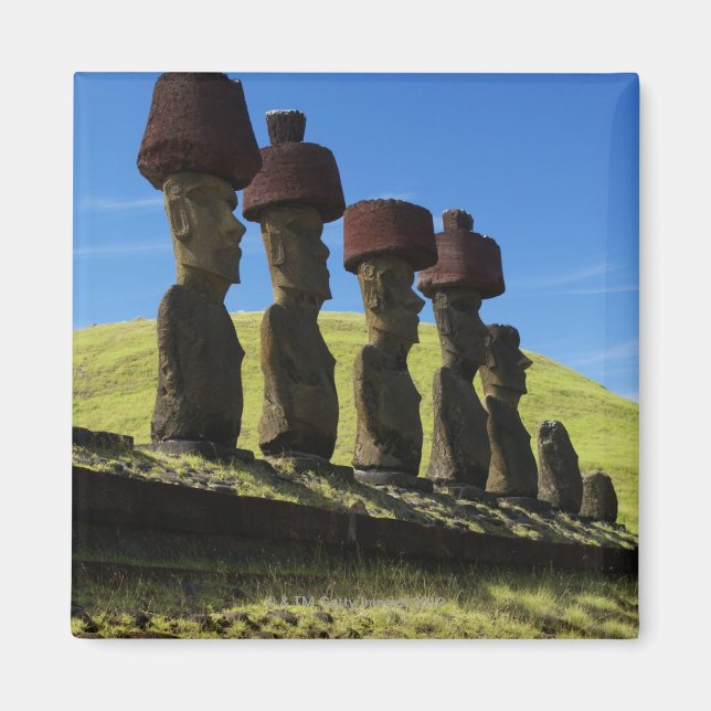 Imã Artefatos Rapa Nui, Ilha Páscoa (Frente)
