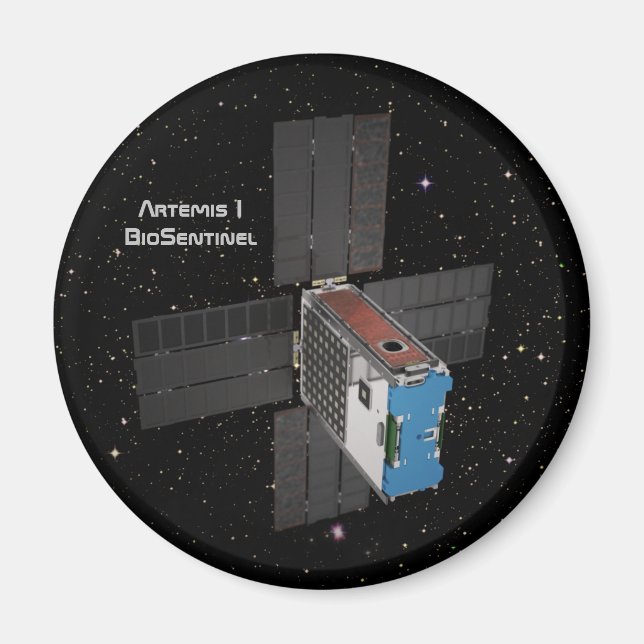 Imã Artemis BioSentinel CubeSat (Frente)