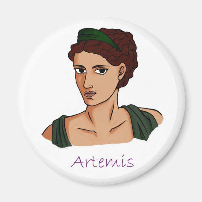 Imã Artemis - Deusa grega do ímã Lua (Frente)